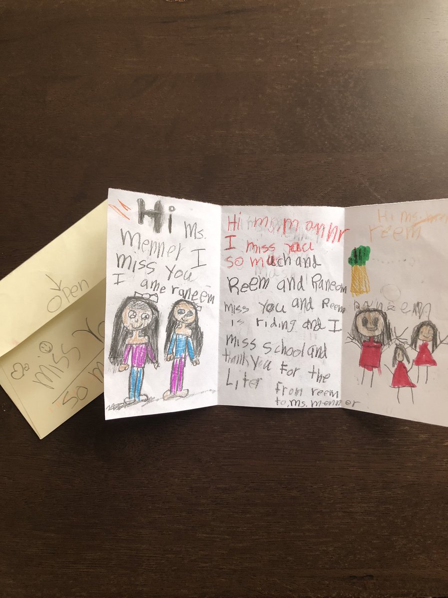 Yay! Got my first letter back from one of my students. It was so good to hear from her and her sister 🤗 #bfl