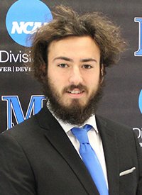MUSabres's tweet photo. We had some....interesting.....headshots this past year, but which one from this group is your favorite? #FightBlueFight #D3Week #BedHair https://t.co/ww5zUca2av