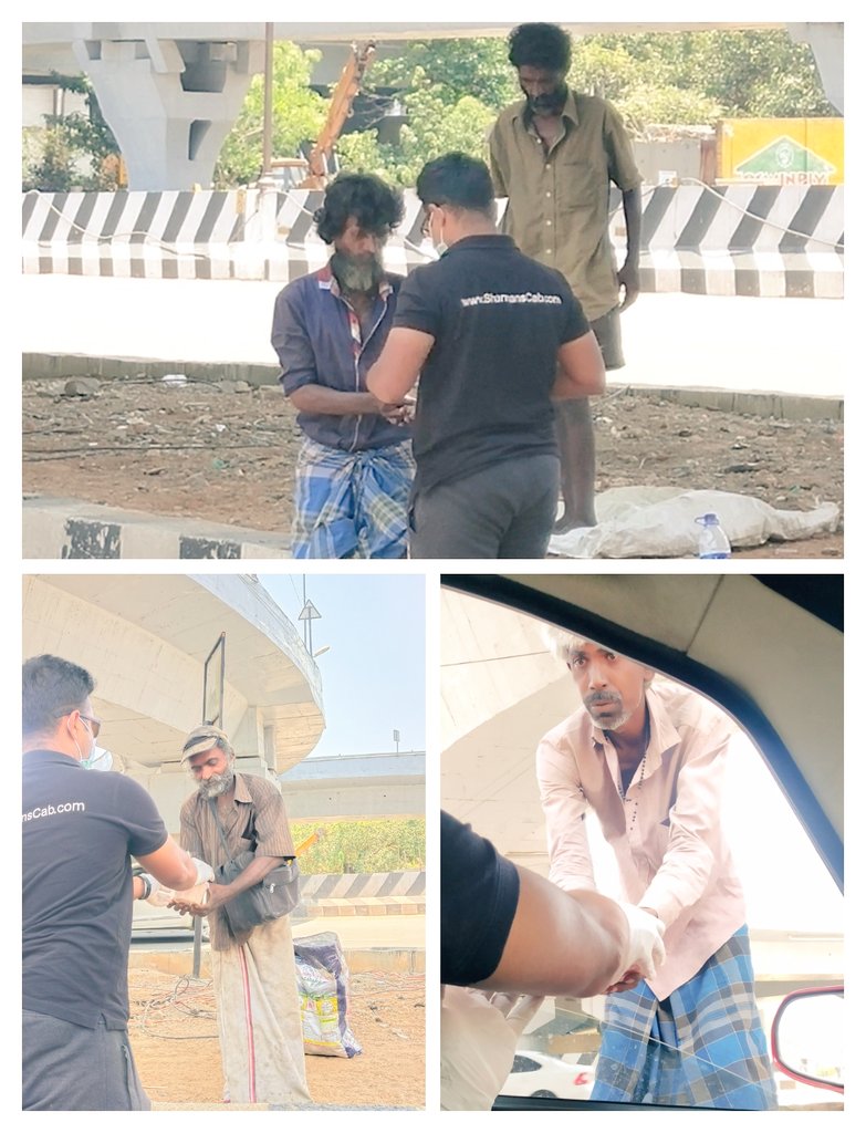 jeeva_naresh's tweet photo. DAY 5: Food distribute 
Food From #Zoho  &amp;
Volunteers from #SharmansCabCo

"The war against hunger is truly mankind’s war of liberation"

Thank you sir...
@svembu @AgniSharman https://t.co/pmzgiYw0j0
