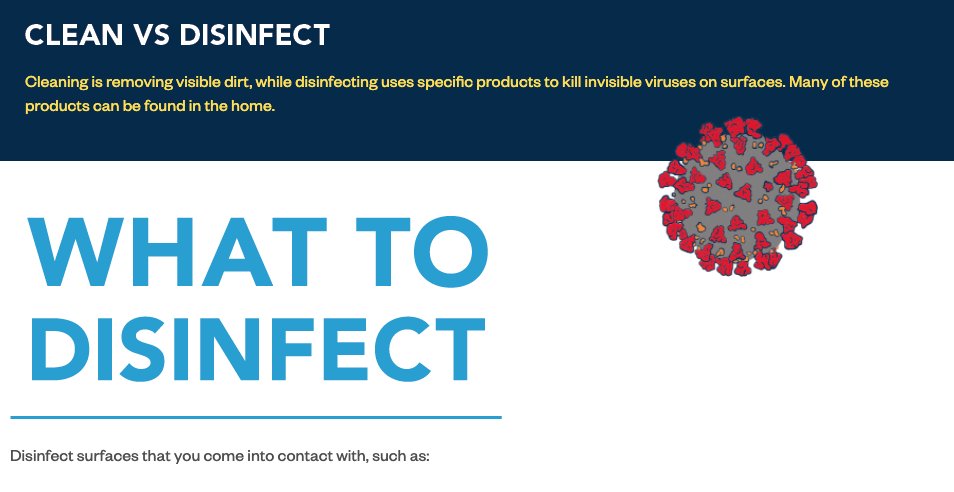 Rachel Noble (@masc_unc and  @uncims) has shared ways to disinfect your home from harmful viruses.  @UNCResearch has the full infographic:  https://unc.live/2Xtygci 