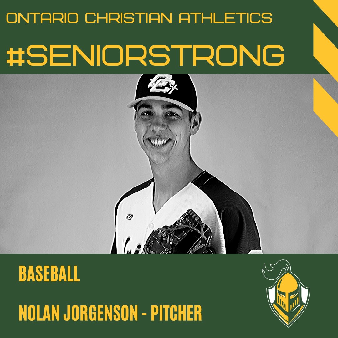 Nolan Jorgenson is #SENIORSTRONG! <a href="/OCSKnights/">Ontario Christian School</a> <a href="/Statmaster2/">Larry Vanden Berge</a> <a href="/chchampsports/">Champion Sports</a>
