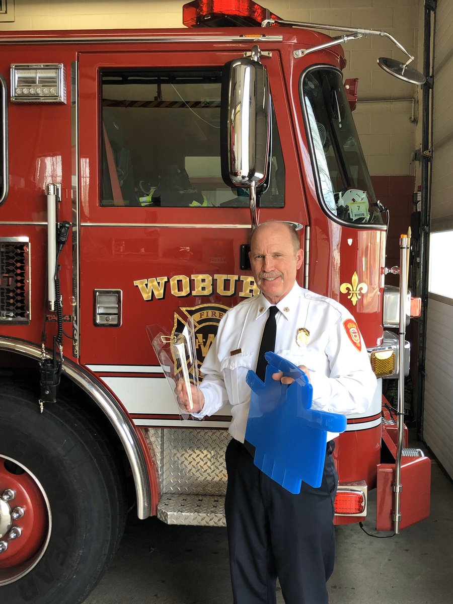 Woburnfire971's tweet photo. Recently @projectmanus #mitshield donated a collection of face shields to @WoburnFire. We truly appreciate any an all donations that continue to provide for the well being of our members ππ» https://t.co/vj2mU2lXXm