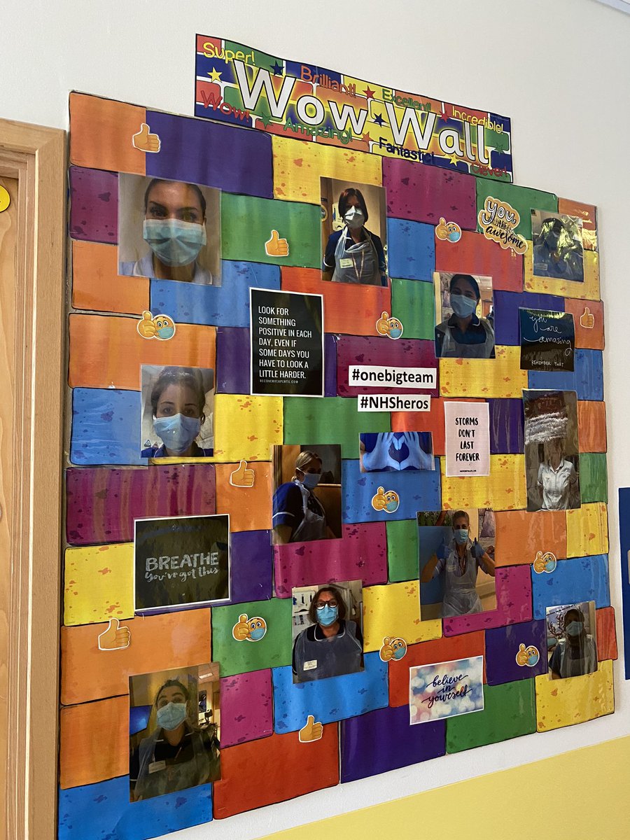 Today is all about the WOW wall ... @CHFT_Child @CHFTNHS @ChftThecupboard celebrating our fabulous staff #paedsnurse #Paediatrics #celebrateourstaff