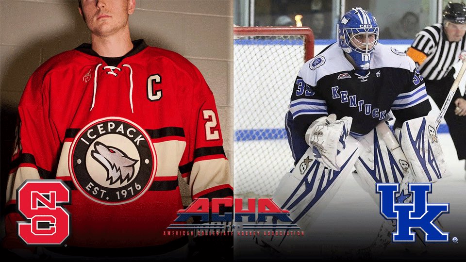 ACHAMensD2's tweet photo. #ACHA M2 Best Jersey

ELITE EIGHT

• Southeast Region 

(3) North Carolina State vs. (6) Kentucky 

Vote below! #JerseyMadness https://t.co/Ze8r2L6rNf