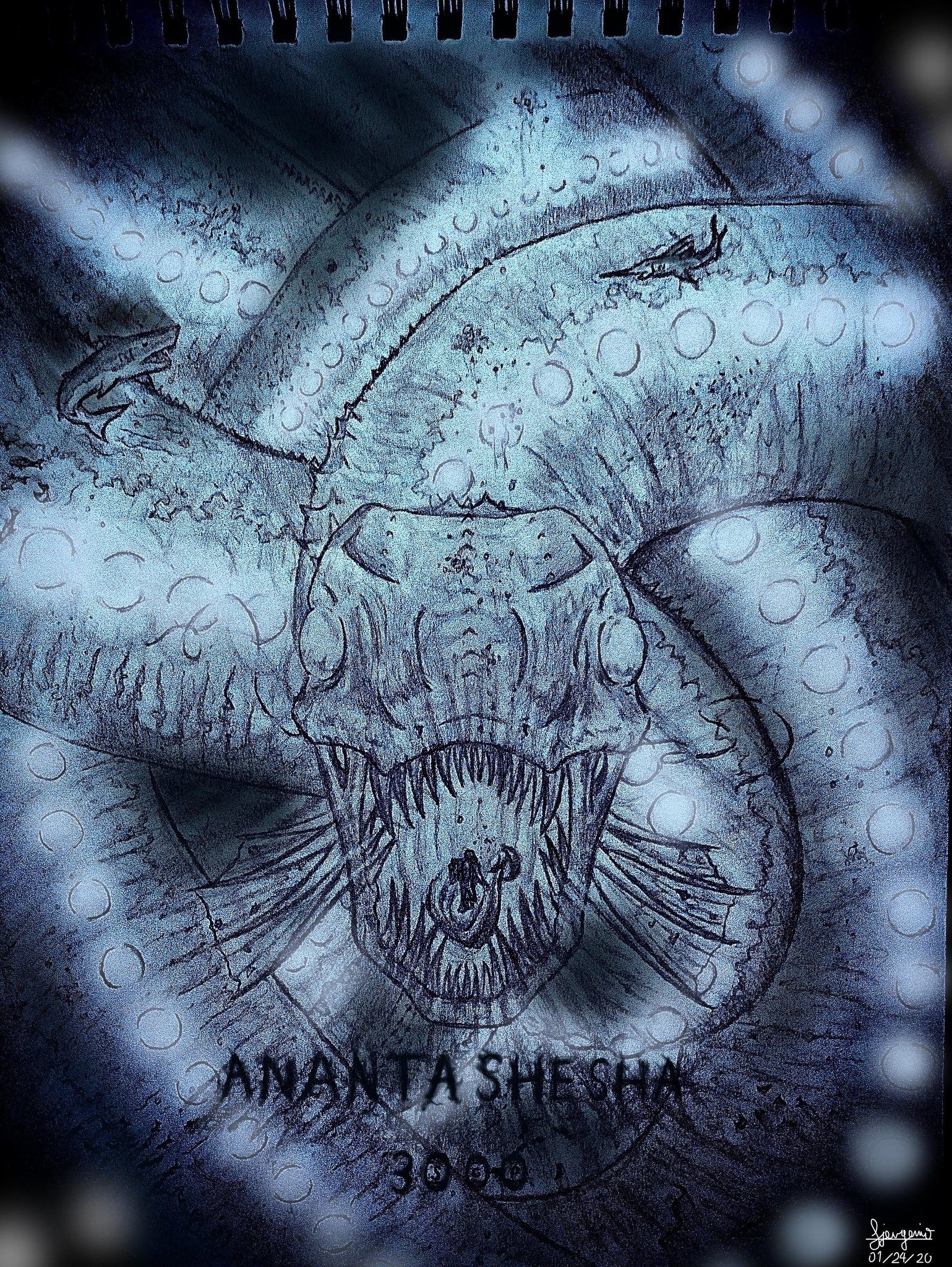 StarryPony on X: SCP-3000 Anantashesha SCP-3000 by A Random Day,  djkaktus, and Joreth:  CC BY-SA 3.0 #SCPFoundation # SCP  / X
