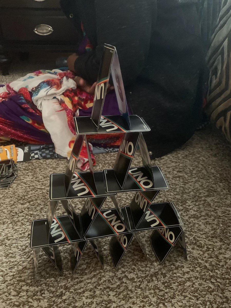 MrsStich2ndSGR's tweet image. Hanan created a really cool tower out of Uno cards! That must have been tricky! #towerbuilder @sgrspuds @MoorheadSchools