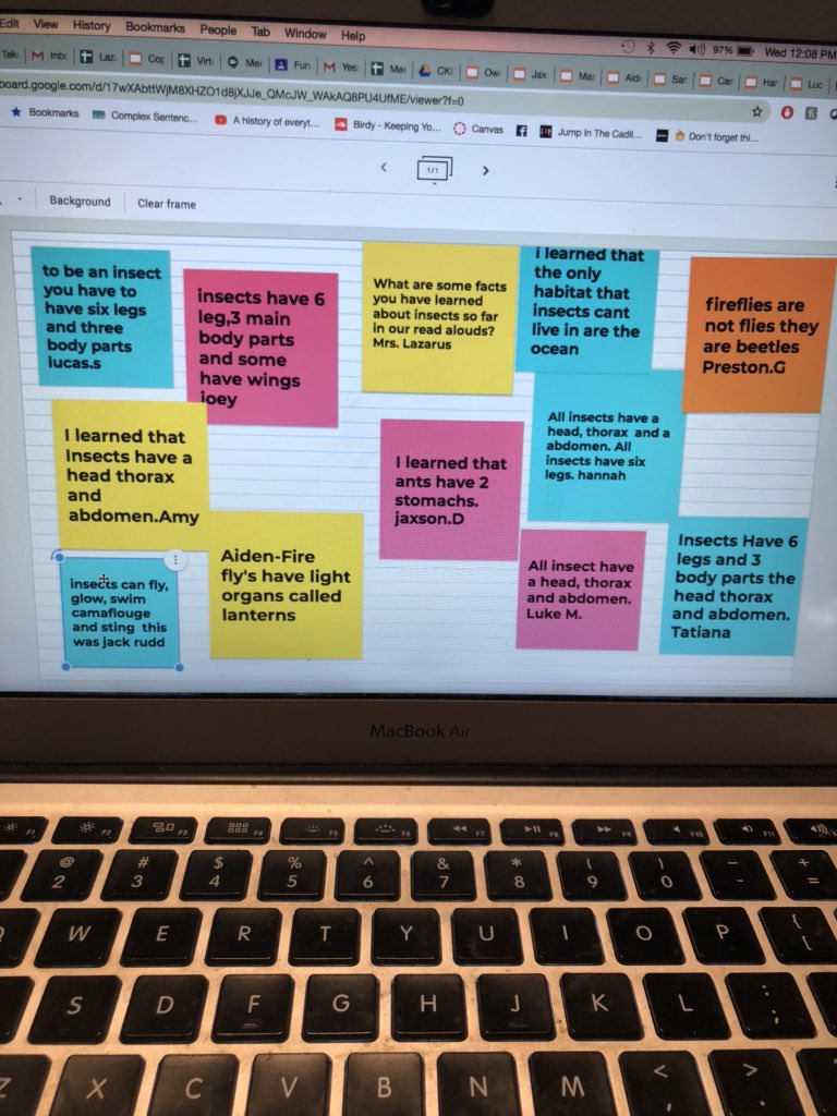 Sarah Lazarus (@sarahlazarus7) on Twitter photo Today we experimented with Jamboard!! After sharing your screen, kids can interact w the whiteboard or sticky notes. You just have to share the code in the chat box!! @SPESleader <a href="/ShineonSPES/">Sunrise Park Elementary School</a> <a href="/JenSkoblicki/">Jennifer Skoblicki, NBCT</a> <a href="/KristinMenschel/">Kristin Marra Menschel</a> Today we experimented with Jamboard!! After sharing your screen, kids can interact w the whiteboard or sticky notes. You just have to share the code in the chat box!! @SPESleader <a href="/ShineonSPES/">Sunrise Park Elementary School</a> <a href="/JenSkoblicki/">Jennifer Skoblicki, NBCT</a> <a href="/KristinMenschel/">Kristin Marra Menschel</a>