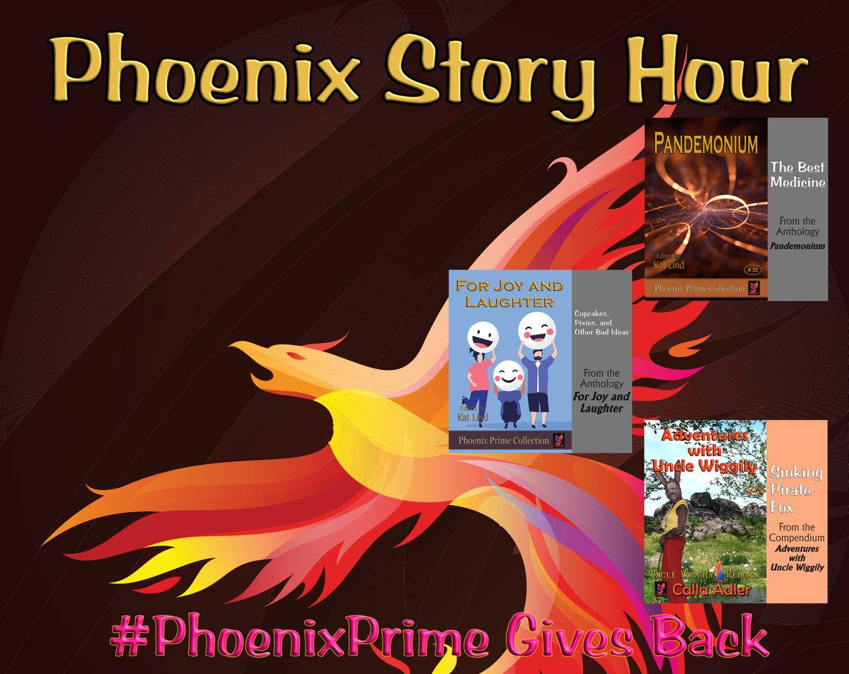 SILCreativeS's tweet photo. 3 more free stories from #Wenebojo and #AllChaosPress today at 2 PM CDT! Authors and narrators will read them. Ranging from pioneer life in the Old West to humorous tales of brownies and Uncle Wiggly!  #PhoenixPrime contribution to #StrongerTogether! https://t.co/ffl9ulALd8 https://t.co/LJtEFlEJDC