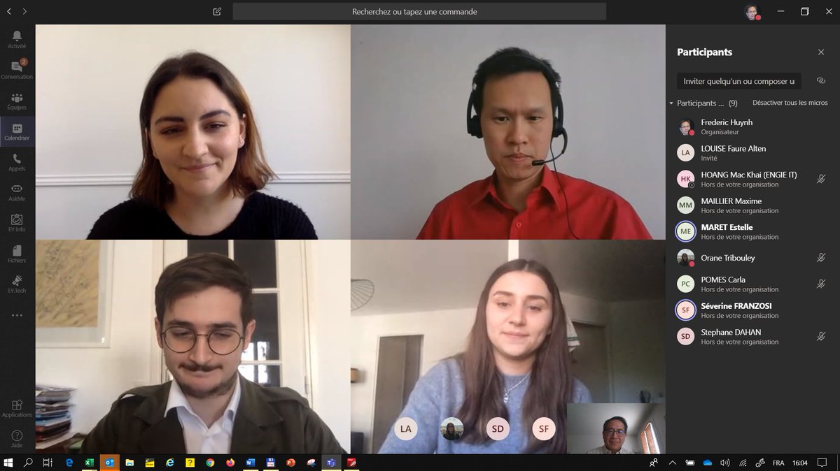 Frederic Huynh (@frederichuynh) on Twitter photo A la recherche de l'Excellence. Très bons échanges avec <a href="/ESCadrilleTlse/">ESCadrille Toulouse Junior Conseil</a> en compagnie de @estelle_maret <a href="/PomesCarlaESC/">Pomes Carla</a> et Maxime, face à un Jury exigeant <a href="/SFranzosi3/">Séverine Franzosi</a> <a href="/LouiseFaureG/">FAURE Louise</a> <a href="/StephDahan/">Stéphane DAHAN</a> <a href="/OraneTr/">O.</a> <a href="/hmk_ThinkFutur/">McK</a> ! #WeAreJE #tellmEY #BetterTogether A la recherche de l'Excellence. Très bons échanges avec <a href="/ESCadrilleTlse/">ESCadrille Toulouse Junior Conseil</a> en compagnie de @estelle_maret <a href="/PomesCarlaESC/">Pomes Carla</a> et Maxime, face à un Jury exigeant <a href="/SFranzosi3/">Séverine Franzosi</a> <a href="/LouiseFaureG/">FAURE Louise</a> <a href="/StephDahan/">Stéphane DAHAN</a> <a href="/OraneTr/">O.</a> <a href="/hmk_ThinkFutur/">McK</a> ! #WeAreJE #tellmEY #BetterTogether