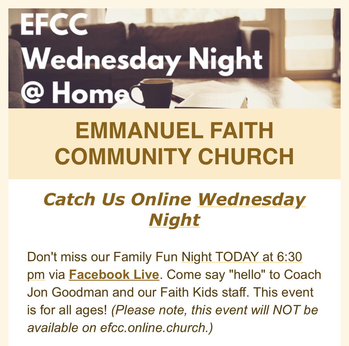 PlayAsOne_PAO's tweet photo. Come join us tonight and “Play as One” as a family and learn about Galatians 5:22-23.  Be ready to compete for the glory of God!  Games, activities, worship, faith, fun, family and fellowship! https://t.co/yVt3I8X8JZ