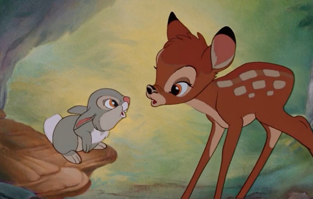 Jungkook and hoseok as thumper and bambi — a thread