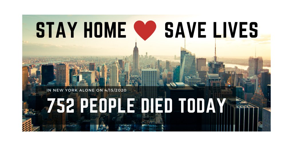coronavirus_8's tweet photo. #testingkit for #coronavirus is on the horizon, #StayAtHome buys time to help prepare for a #ReopenAmerica.  @coronavirus_8 the stats show #StayHomeSaveLives. Today 752 people die in New York of #COVID19. Let that sink in.... https://t.co/tqy2rhR59N