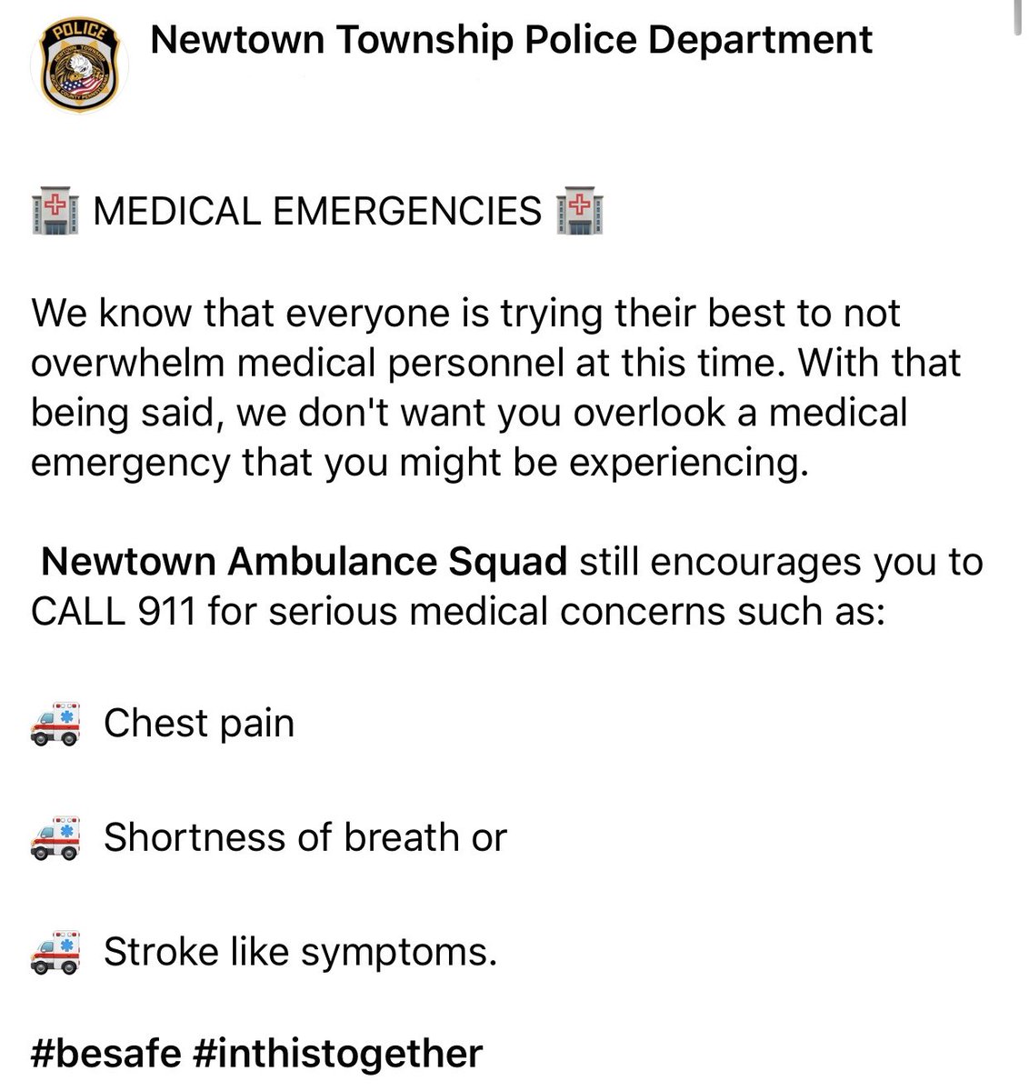 Newtown_Police's tweet photo. https://t.co/gP8GYB47ed