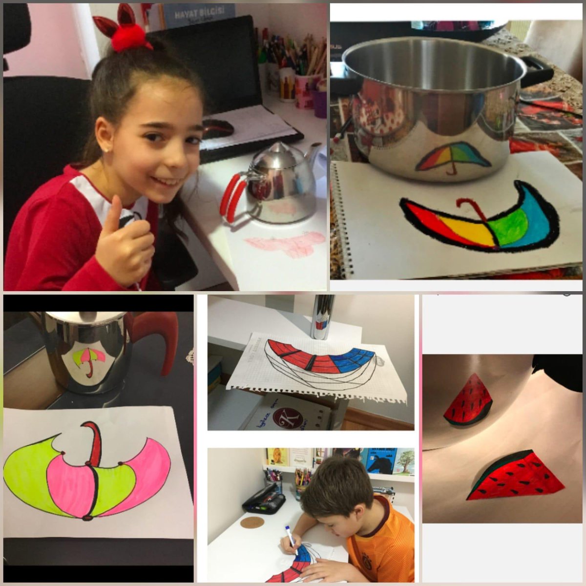 BKkarsiyaka's tweet image. #STEMjunior dersimizde bu hafta 3. sınıflarımız arkadaşımız Şerbet’in sorununa #anamorfikresim sanatını kullanarak çözüm buldu. #bkSTEM  #STEMgelecektir  @ErkenCocukluk @benaykaragz @cuneytd1