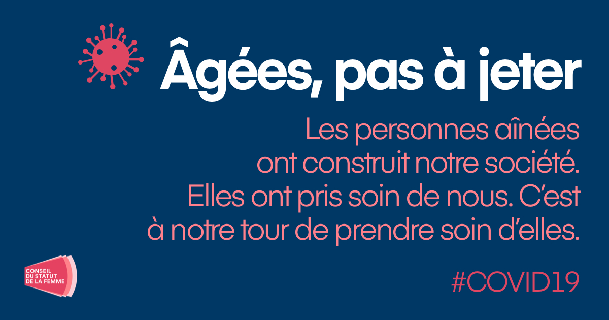 CSF_femmes's tweet photo. Près de la moitié des 435 Québécois.e.s décédé.e.s de #COVID19 habitaient en #CHSLD. Pour suivre l'évolution de la situation au #Québec #onseprotege #covid19 #cavabienaller 🌈 #ensemble #procheaindance https://t.co/7ABqFsKENn https://t.co/TDj8JKAH9i