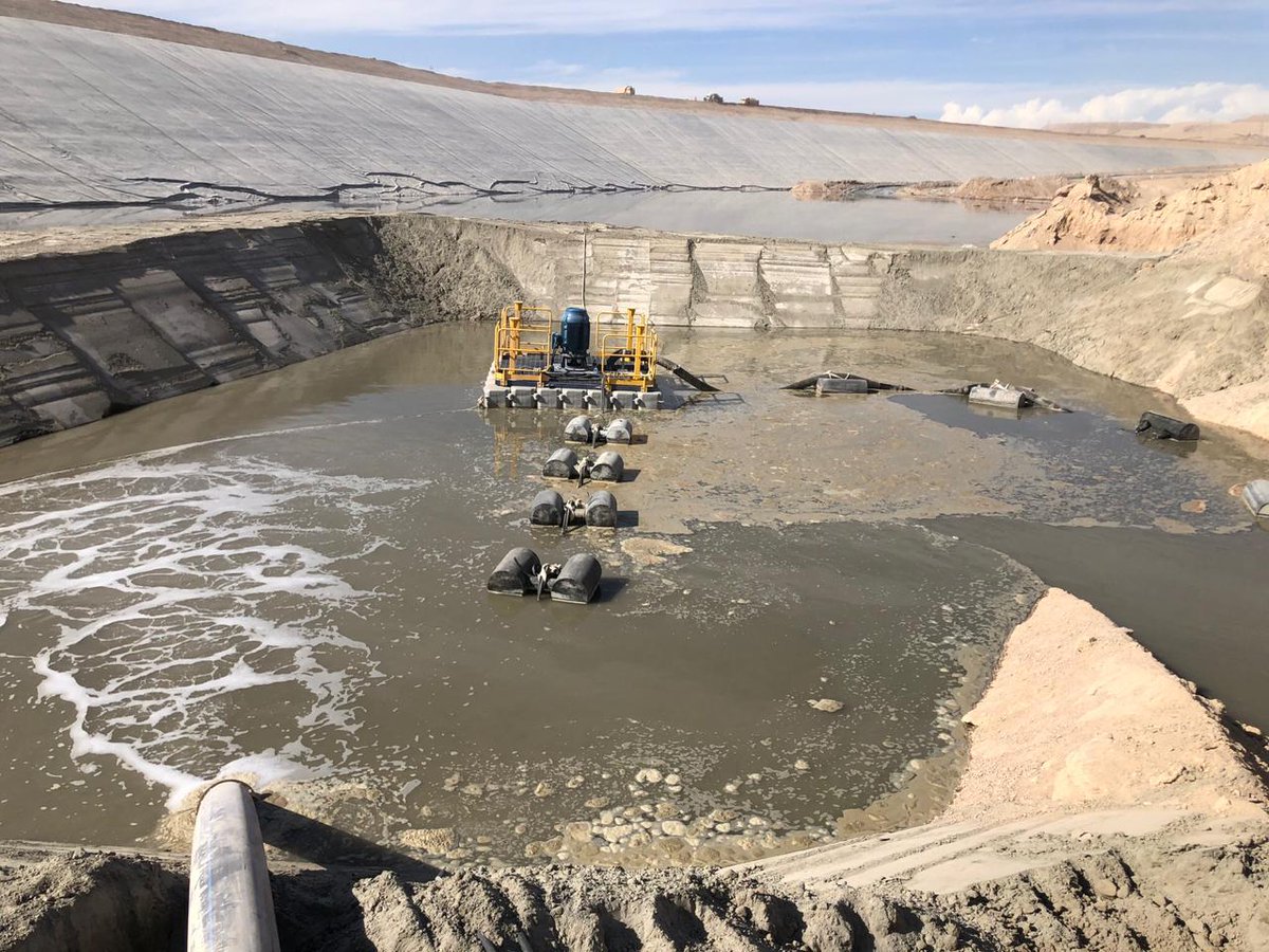 Fluintek's tweet photo. EXCLUSIVO Y EN TERRENO Bombas en balsa operando con agua de mar en importante cía, minera al norte del país #generandovalor @nuevamineria @MinMineria_cl @ExpandeMineria @RediminMagazine @rvidal911 @esval_chile @aguas_andinas https://t.co/c5QfGRcNYM
