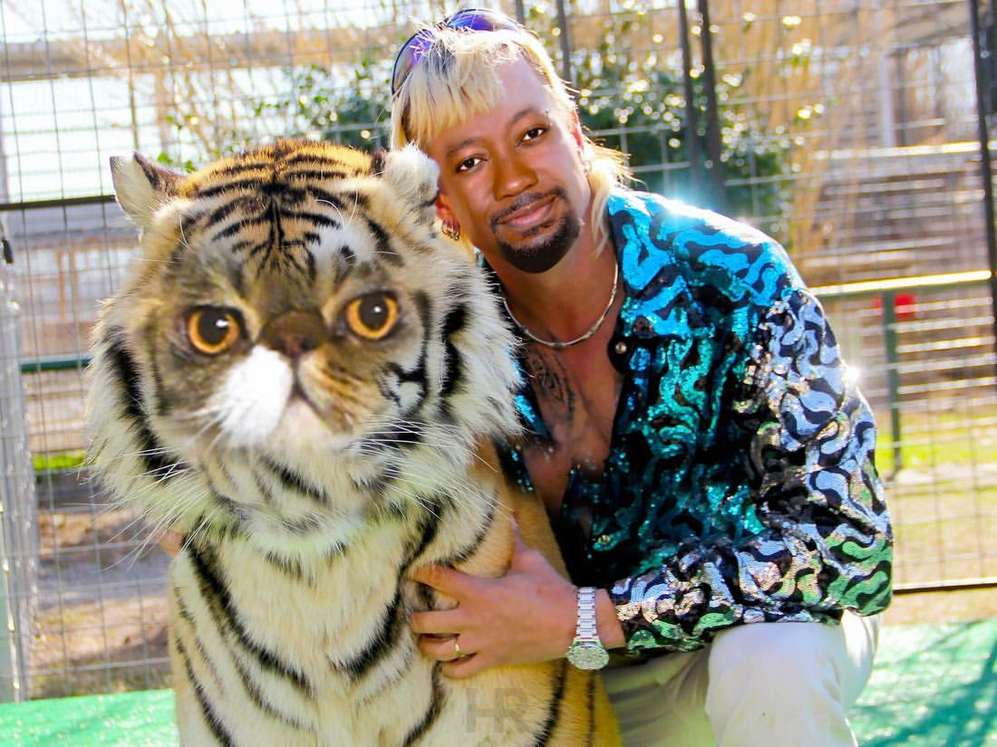 LamorneMorris's tweet photo. Tyler Perry’s: The Tiger King. ⁣
⁣
Starring me as Joe Exotic. ⁣
@tylerperry  as Carole Baskin.⁣
@KevinHart4real  as toothless husband #1.⁣
@MikeTyson as the tiger because Cats didn’t do it right.⁣
⁣
Who else you got? https://t.co/f7ldtKlbAQ