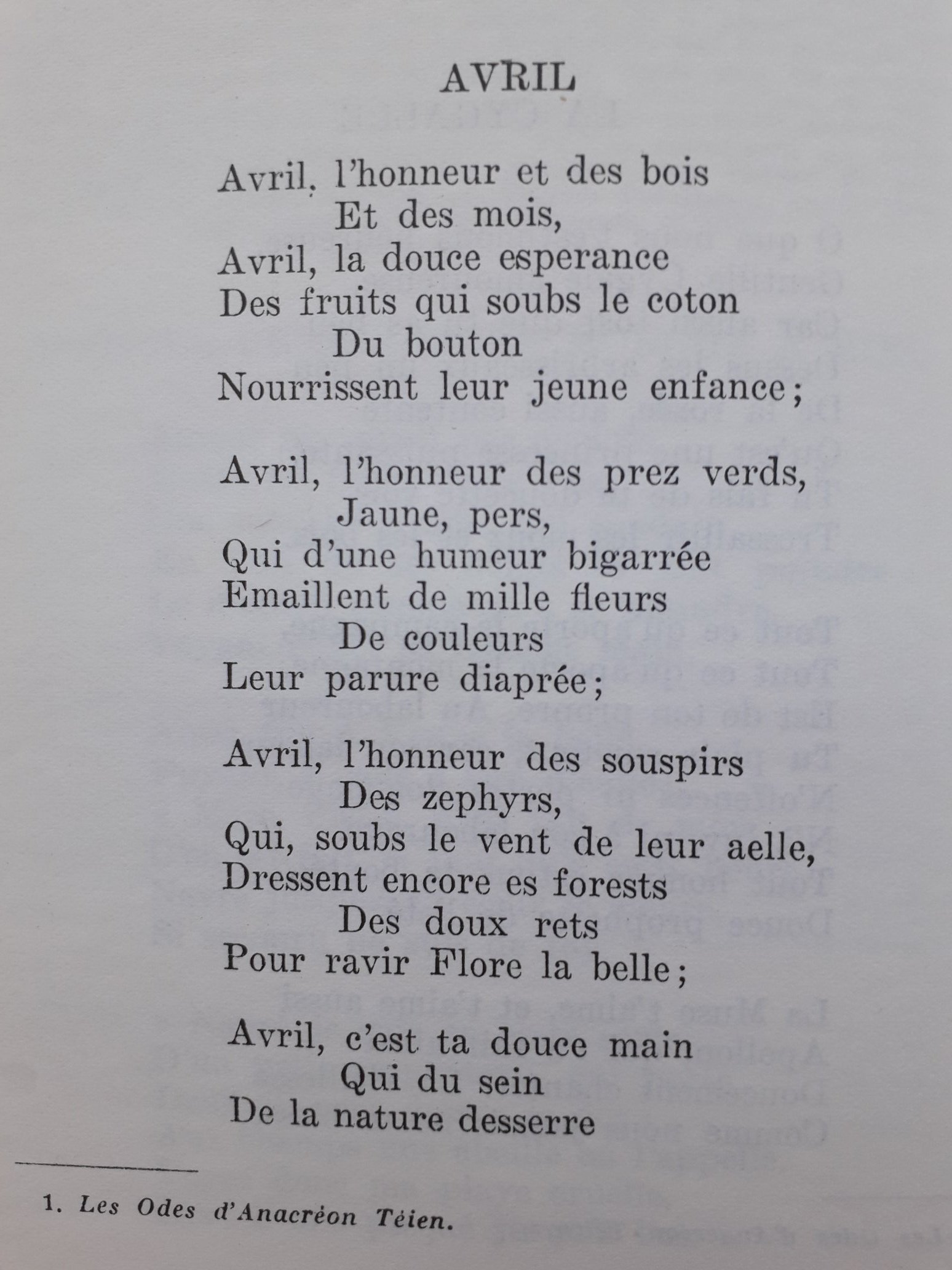 Le Chemin Des Mots Benjamin Monestiez La Poesie Du Confinement 1 Avril De Remy Belleau 1565 Poesie Poemes Livres Litterature Confinementjour30 Restezchezvous Printemps T Co U12mznwmg1 T Co Wkpy3tgdxs