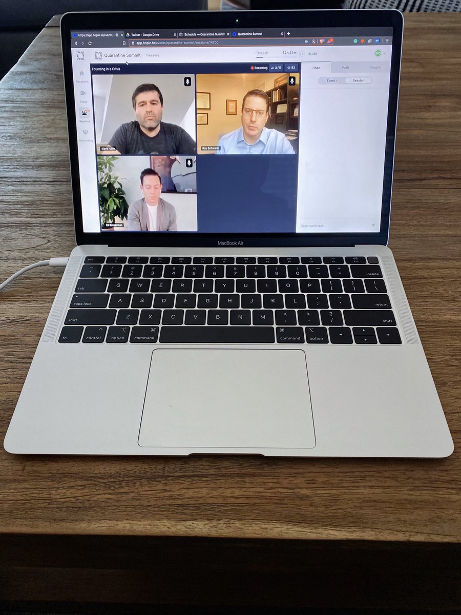 Incredible session live right now with <a href="/axios/">Axios</a> &amp; <a href="/Indiegogo/">Indiegogo💡</a>. #QuarantineSummit