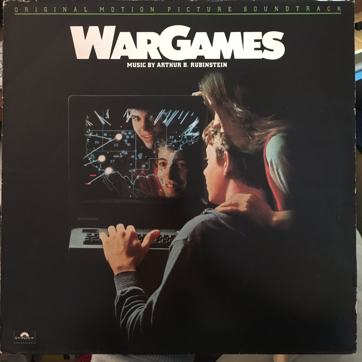 Let's have a look inside another record from my shelves...Today's isn't an obscurity as such, it's the soundtrack to WarGames, but there's a couple of skanky synth-pop tracks on there credited to a group called The Beepers.Here's "History Lesson" 