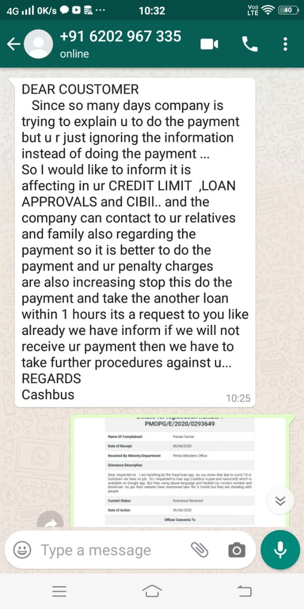 PawanKu43569142's tweet photo. @AnilSinghvi_ @ZeeBusiness @nsitharaman @ianuragthakur @FinMinIndia @PMOIndia @narendramodi @ZeeNews @ZeeNewsEnglish @ZeeTV #OperationHaftaVasooli
#savetheme.
Sir they are harshing during lockdown and hacking data call to relatives and blackmailing.they mentioned tenure for 90 day's to 180 days but given for only 7 to 15 days https://t.co/tdmw9Q6HU3