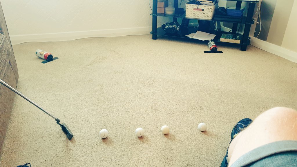 TheRealestGinge's tweet photo. Our lass is doing her nails so I'm now supping cans to create a mini putting range using an empty can, a tin opener and some gaffer tape.
Improvise.
Adapt.
Overcome.
#COVID19 #covidshitlist https://t.co/GhYg28viu6