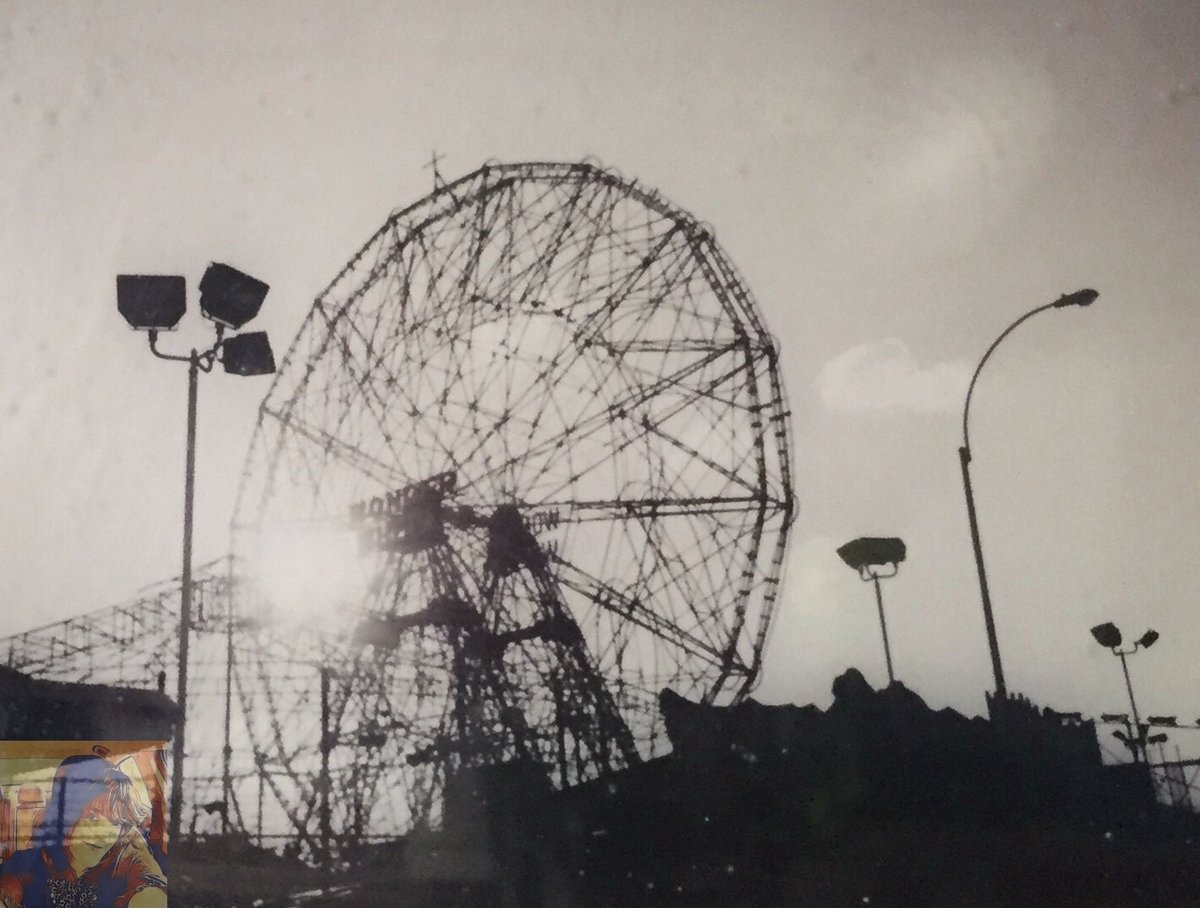drummergrrl99's tweet photo. I hope everyone is staying safe and doing your best to do so!! I was looking at some photos I have hanging on my living room wall.   I took these photos of some of my favorite rides when I was growing up.  #ConeyIsland #beaches #brooklyn #brooklynbeaches #amusementpark https://t.co/sgEEINa5ik