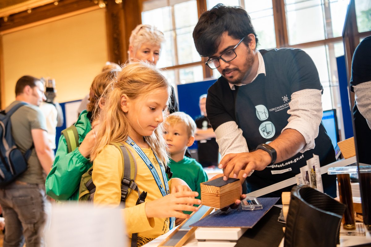 Other than that, I love talking about Tribology to curious minds, like I am doing here in the Lower Austrian research festival last year. That's all folks! [Fin](Photo by Klaus Ranger)