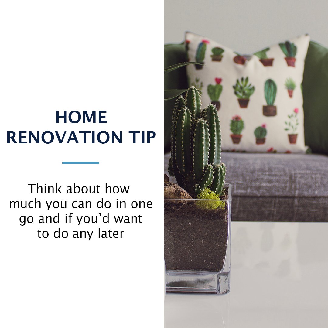 DwightAtkinso10's tweet photo. Home renovation tip | Think about how much you can do in one go and if you’d want to do any later https://t.co/SLHToxLxvi New homes may come with an endless list of improvements and in an ideal world, all the work would be done at once. https://t.co/wUEEEr383C