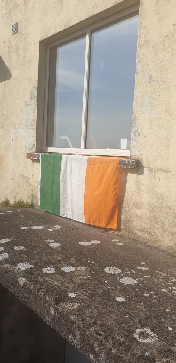BallinloughGaa's tweet photo. Barry and Catherine Farrell are supporting our frontline workers by having their flags flying in the sun!! 😎 #Flags4Frontline https://t.co/BRSqYDBgZZ