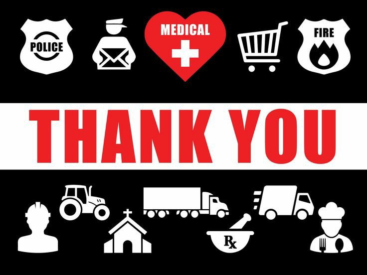 sjcdsathletics's tweet photo. Thank you to those in our Spartan community who are working the frontline and sacrificing so much during this time. https://t.co/yDe2MxDgym