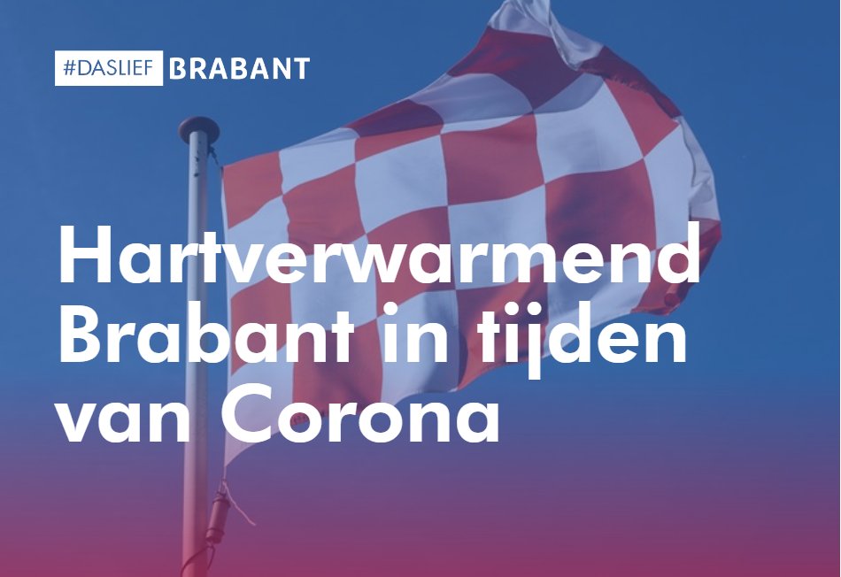 Een prachtig overzicht van hartverwarmende initiatieven in #Brabant van mensen die elkaar de coronacrisis doorhelpen! Ook een mooi initiatief delen? Ga naar: dasliefbrabant.nl 

Tag ons op <a href="/overbrabant/">overbrabant</a>! #daslief #dasliefbrabant #coronahulp