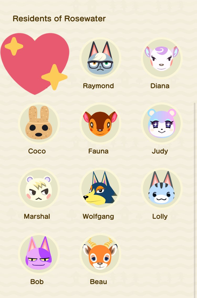 いおりん I Suppose Im 満足 With My Current Villagers