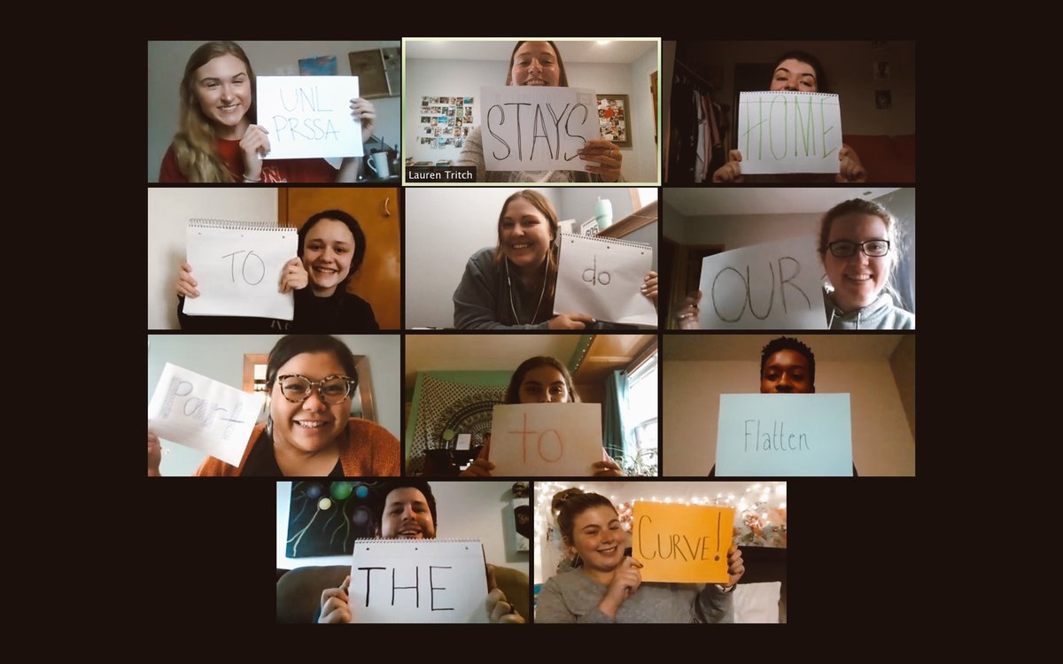 unlprssa's tweet photo. We’re all in this together! 🌽❤️ #FlattenTheCurve #SpreadHopeNotFear https://t.co/V8OL5u7pHD