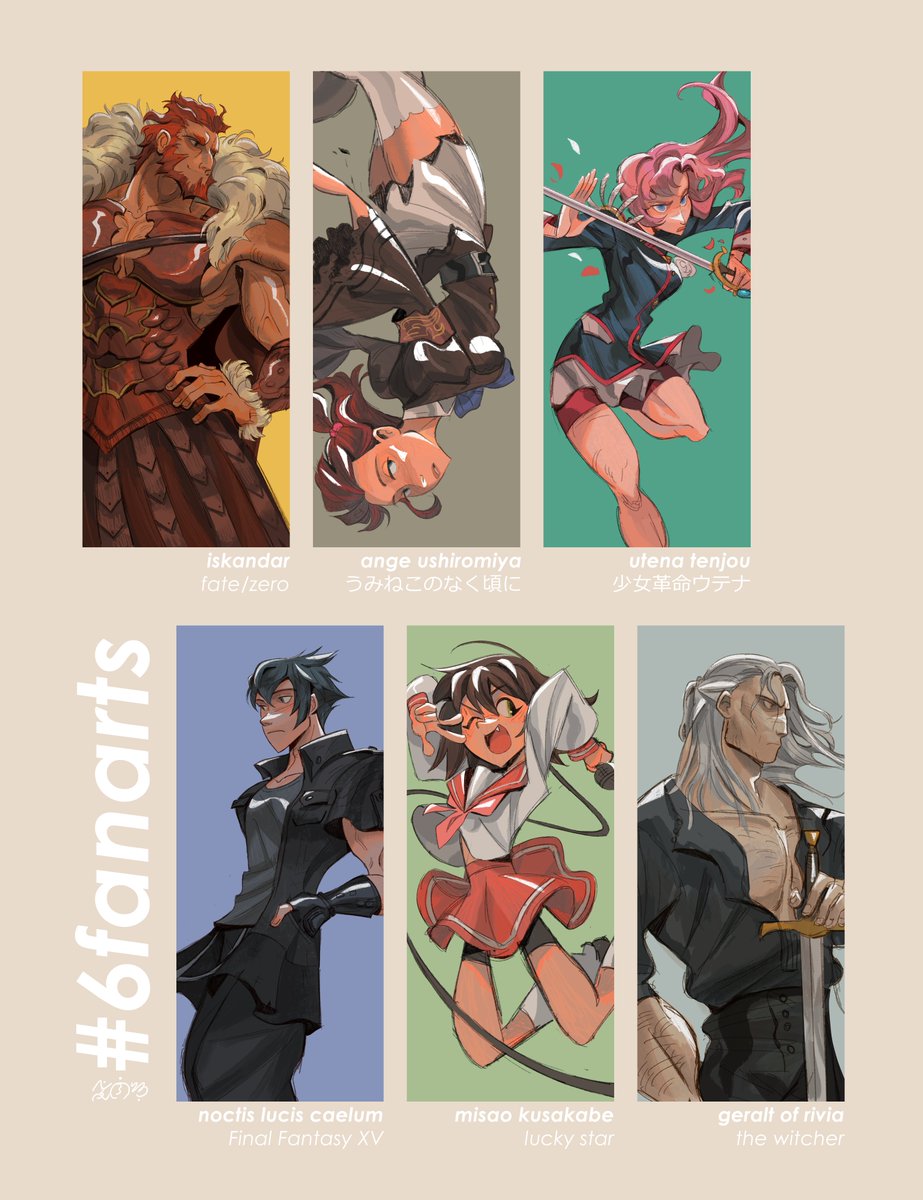 Yayy my #6fanarts !!

Ty for the suggestions I feel so alive ?? I love drawing big boys and anime girls ? 