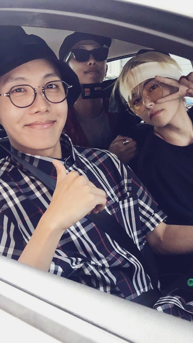 Small tiny thread of BTS members driving  @BTS_twt So Jimin when are we getting content of you driving?? RM you don’t have to drive we and the members know it’s save not to