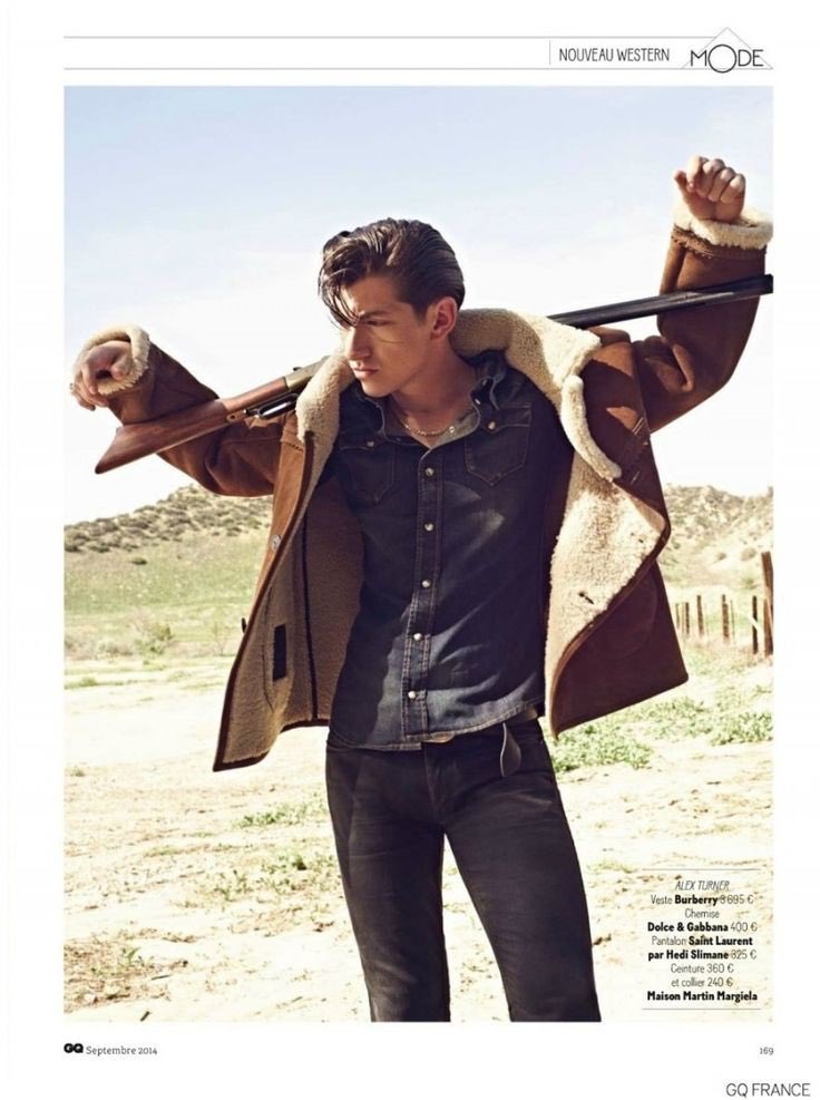 Alex Turner as James Dean in that one photoshoot people hate