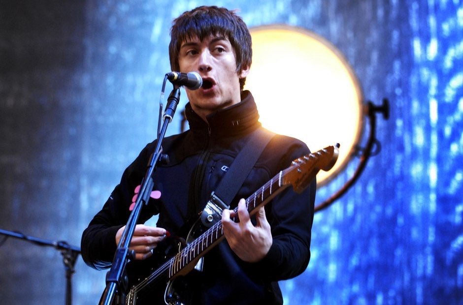 Alex Turner at T in the Park 2007 as the alcohol most appropriate for T in the Park in 2007
