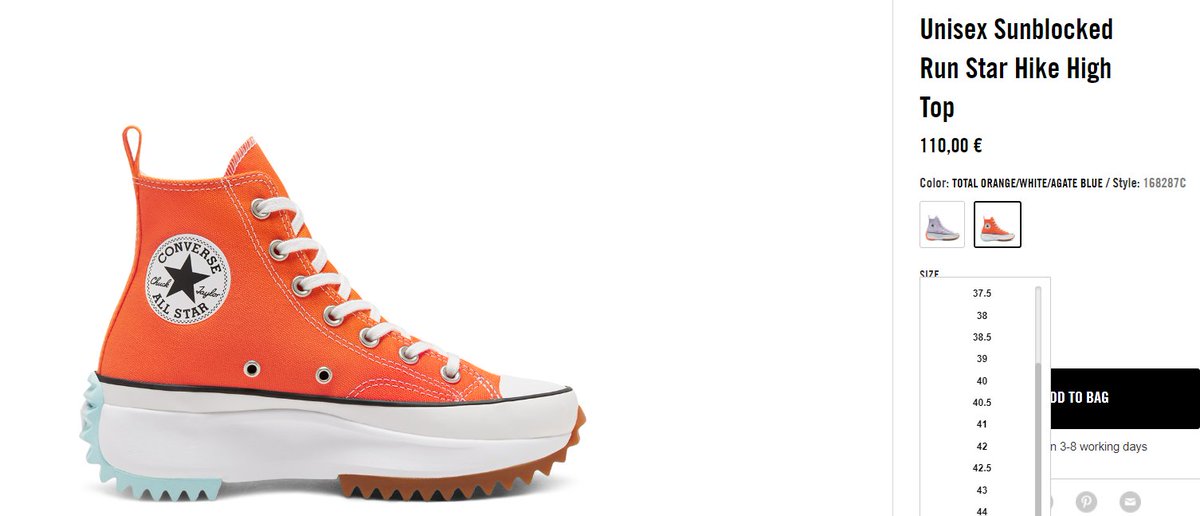 sunblocked run star hike orange