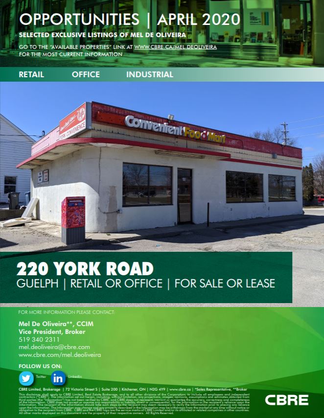 Our April brochure of current opportunities is now available. View it online here!  ow.ly/OQzD50zf9JO

#CBRE #CommercialRealEstate #CRE #commercialproperty