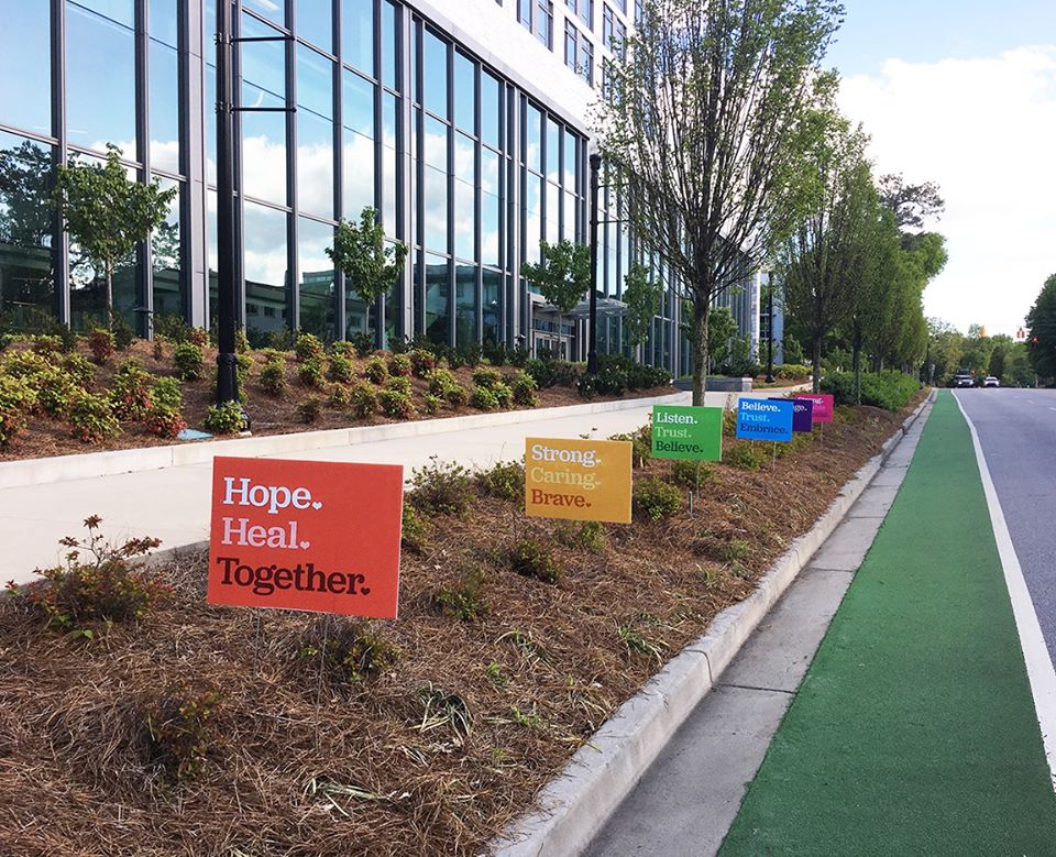 Get Your Signs of Hope! Here's a link to purchase a set of three Signs of Hope (2 sided/6 messages) direct from our printer at cost:

360csg.com

#GrantDesign #HopeHealTogether #MyGANeighborhood #360csg #SignsofHope