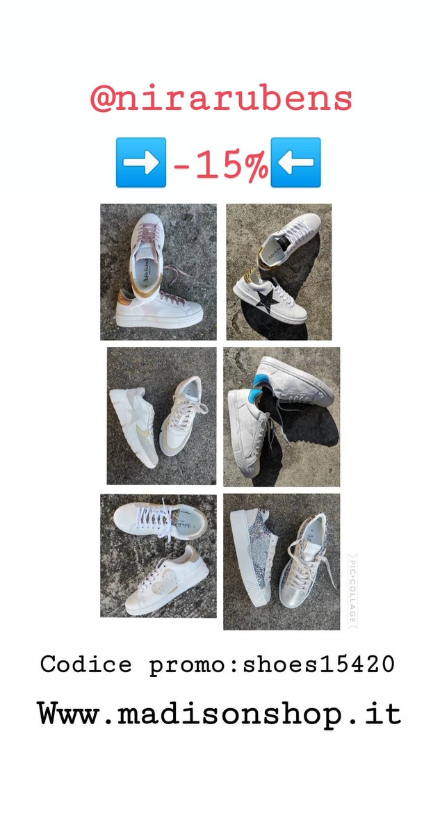 bamisses's tweet photo. @nirarubens
-15%
Acquistabiki solo sul sito:https://t.co/M16KybZTqq
Promo:shoes15420 https://t.co/1Od2dQdTMG