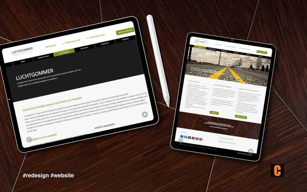 InfoWebclix's tweet photo. De afgelopen dagen hebben wij achter de schermen hard gewerkt aan nieuwe projecten. Bekijk de #vernieuwde #website van B3 Renovatie te Keerbergen. We zijn benieuwd wat jullie ervan vinden.☺
#onlinemarketing #branding #keerbergen #bonheiden https://t.co/RGlpZCE8Uv