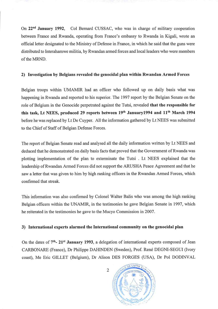 Some proofs of preparation of the  #GenocideAgainstTutsi between 19-25 Jan 1990-1994Page 1-4Part 1/2 #Kwibuka26  #rwot