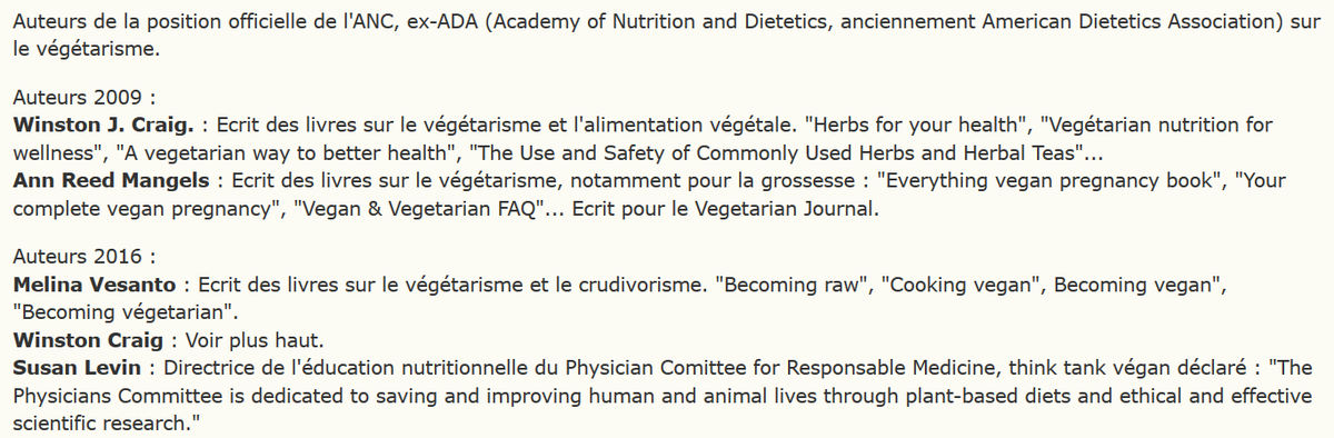 Bonjour,  @TroncheBiais Pour votre émission de ce soir sur le véganisme, vous avez choisi de présenter comme "information scientifique" l'avis de l'AND, très favorable aux alimentations végétariennes, puisqu'écrit par des militants végans.  https://www.facebook.com/events/642203413287480/permalink/646947829479705/