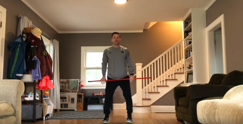 UPortland's tweet photo. Michael Rittman’s ’08 K-8 PE teacher at John Fisher School in Southwest Portland has been hosting a virtual PE class that has brought families together in front of computers and iPads alike. #PilotsGiveBack

https://t.co/YdnoCdts1f https://t.co/WELqkxcdk6