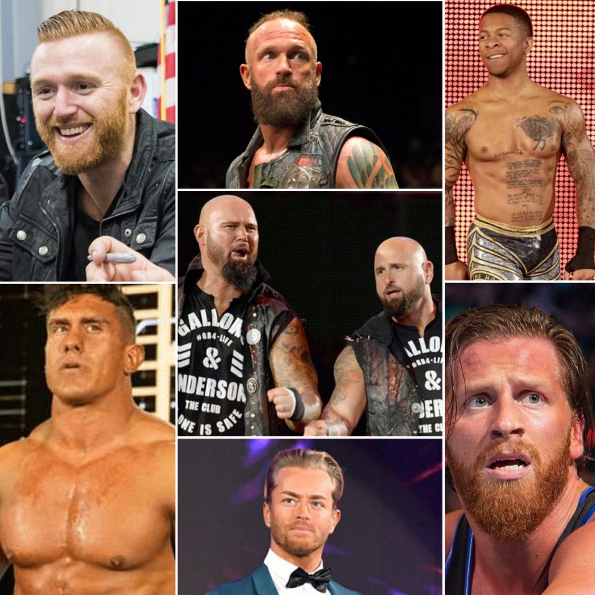 Currently 8 WWE talents have been released.Because of how this has been rolling out we may see more as the week goes on.Sucks to see it happen but here's the list so far:Karl AndersonLuke Gallows Curt HawkinsLio RushEC3Curt HawkinsEric YoungDrake MavericHeath Slater