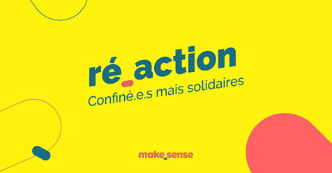 <a href="/makesense/">makesense</a> et ses partenaires lancent le programme ré-action 

Vous avez envie d’aider les #sansabri, les #seniors ou les #soignants mais vous ne savez pas vraiment par où commencer ?
 
👉Inscrivez vous makesense.typeform.com/to/GDOqHq