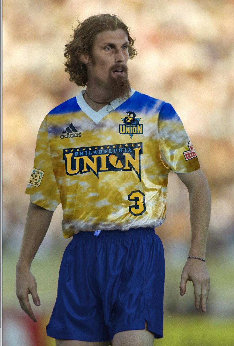 PhilaUnion's tweet photo. Chatted with our designer to put together a scarf based on our 'keeper jersey and our secondary from '96...
Whatchu thinkin'?
#DOOP | #MLSin96 https://t.co/quXDjdMCI7