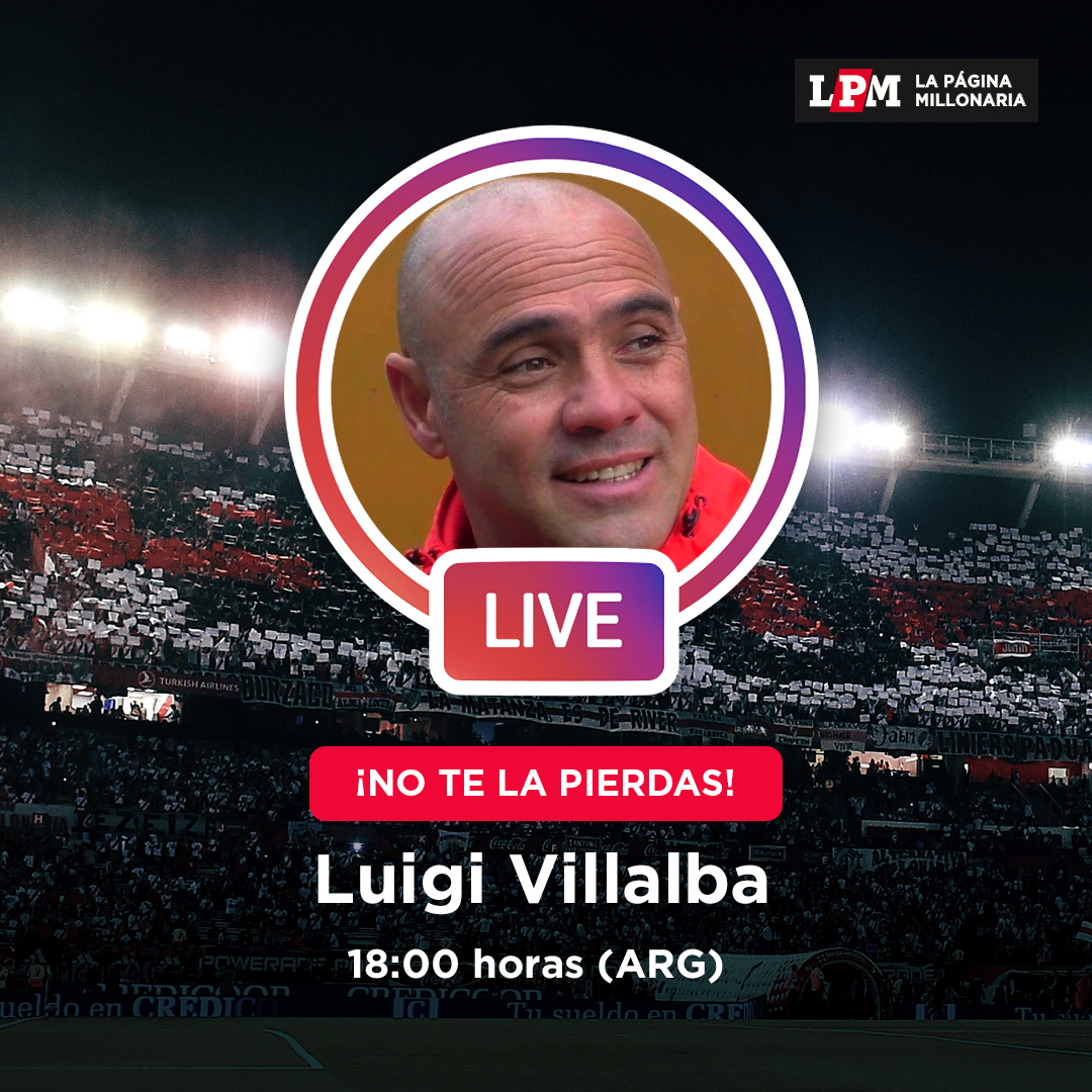RiverLPM's tweet photo. 📲 Esta tarde, otra vez desde las 18 horas, conectate para escuchar y participar de la entrevista con @luiyivillalba. Vamos a recordar su paso por el #River de Ramón Díaz y su reciente etapa como DT de la Reserva.👇
https://t.co/xHjYVMQVOG https://t.co/UU22nWgGii